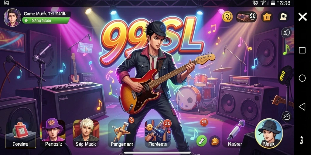 Tampilan gameplay 99SL yang penuh warna dan interaktif.