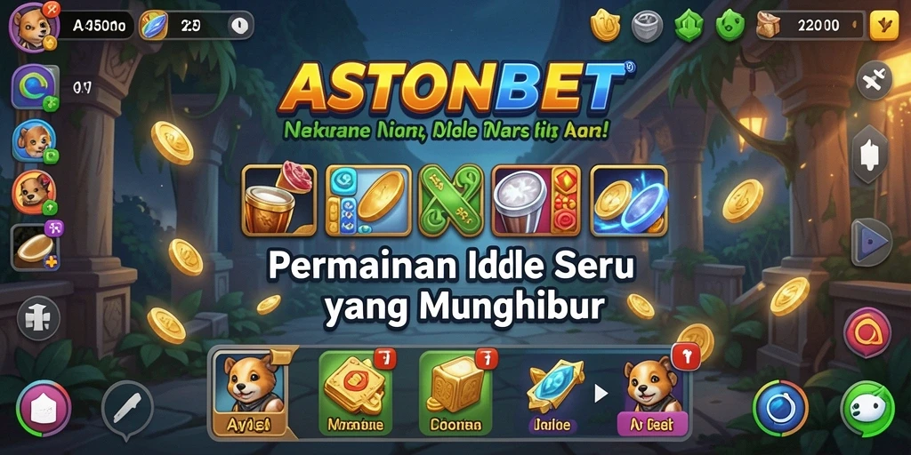 Tampilan gameplay <strong>ASTONBET</strong> yang seru dan interaktif dalam genre Idle.