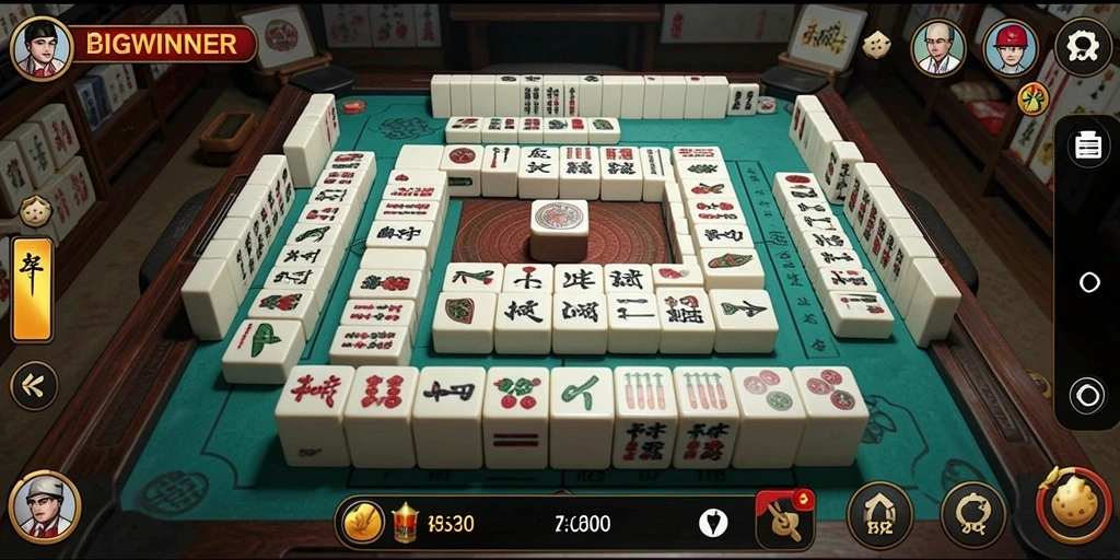Tangkapan layar gameplay Mahjong yang mendebarkan dan atraktif.