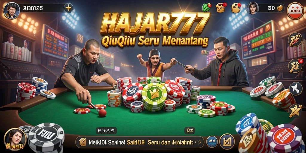 Screenshot utama dari gameplay QiuQiu HAJAR777 yang menarik.
