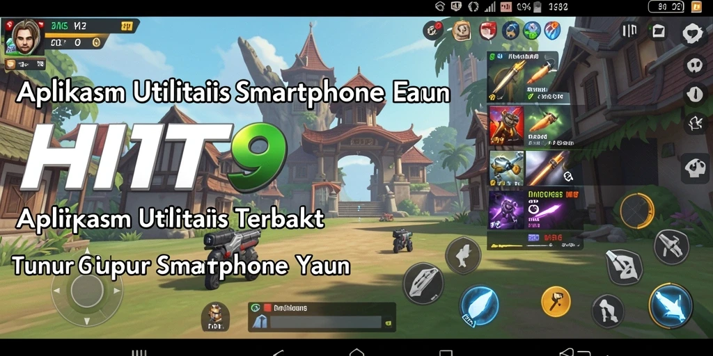 Tampilan antarmuka mengesankan dari HIT9 dengan fitur utilitas lengkap.