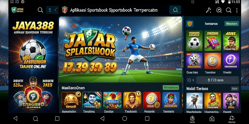 Tampilan gameplay Sportsbook dalam aplikasi JAYA388 yang menarik.