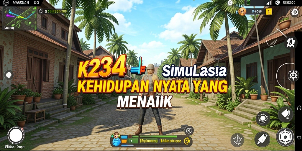 Tampilan screenshot gameplay K234 yang menarik dan penuh warna.