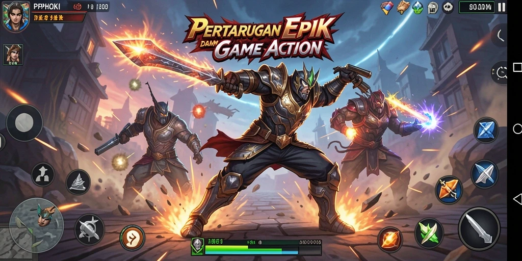 Tampilan gameplay Action yang seru dan mendebarkan di PPHOKI.