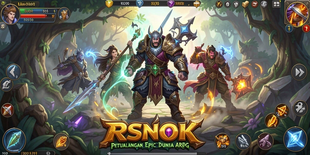 Tampilan gameplay RSNOK yang mendebarkan dan penuh aksi.
